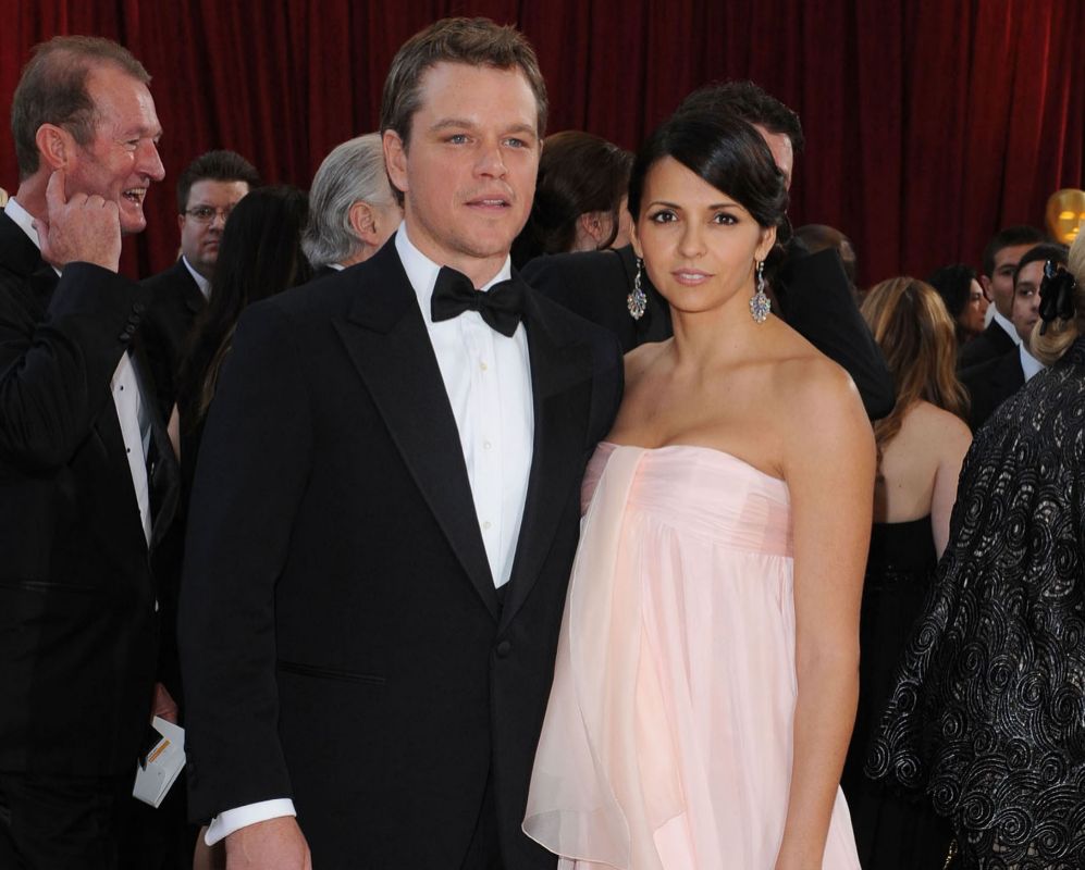 Matt Damon. El actor Matt Damon (43) conoci a su mujer, Luciana...