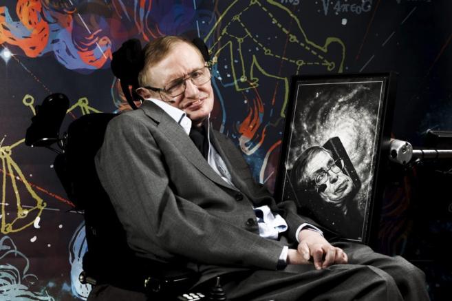 Stephen Hawking, durante la entrevista con EL MUNDO.