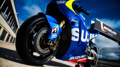 Imagen de la nueva Suzuki de MotoGP.