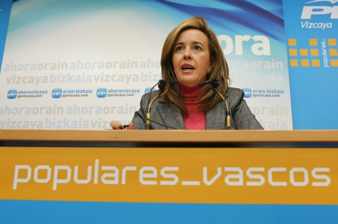 La portavoz del PP de Bilbao Cristina Ruiz.