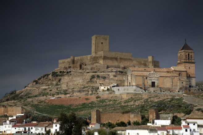 El castillo de la localidad de Alcaudete (Jan)