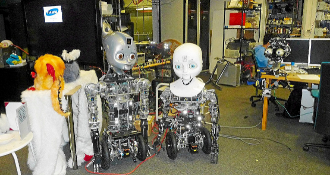Robots en el área de Affective Computing del MIT Media Lab.