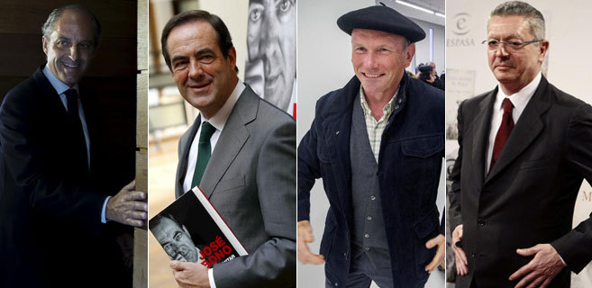Los ex presidentes de Valencia (F. Camps), Castilla -La Mancha (J....