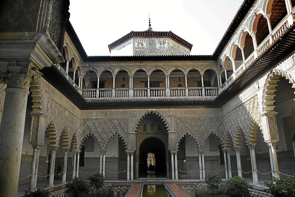El Patio de las Doncellas, en el Real Alcázar de Sevilla