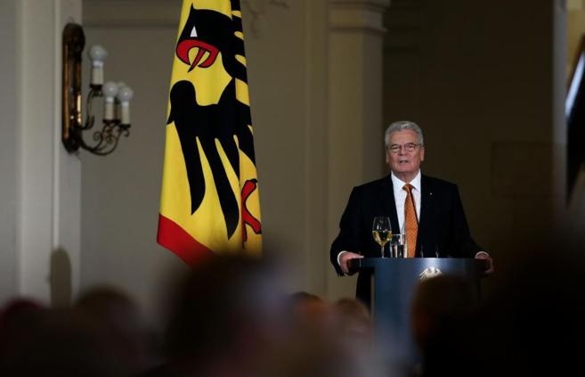 El presidente alemn, Joachim Gauck, en una de sus intervenciones en...
