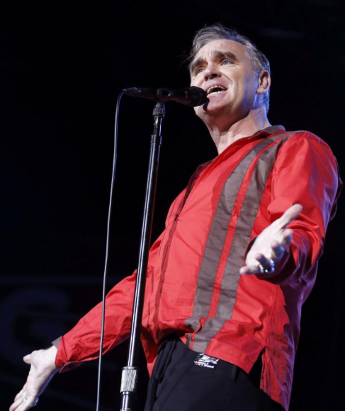 Morrissey, durante su actuación en Madrid.