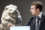 El ministro de Economa francs, Emmanuel Macron, durante un acto en...