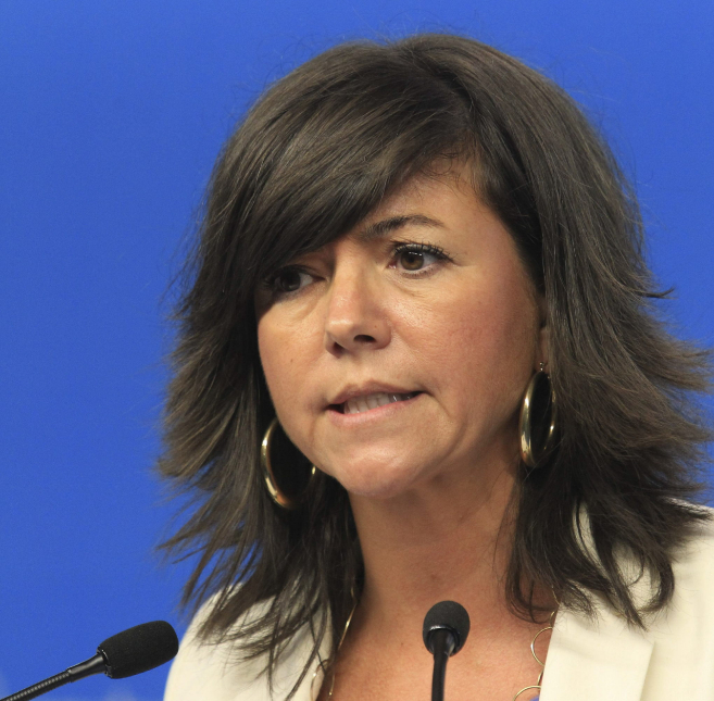 La secretaria general del PP vasco, Nerea Llanos.