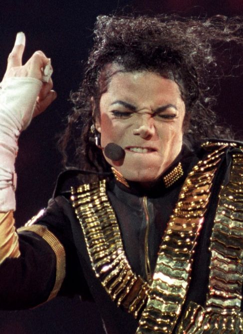 Michael Jackson, durante un concierto.