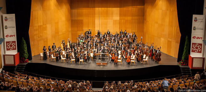 La Orquesta Sinfnica Freixenet, en el Auditorio Nacional.