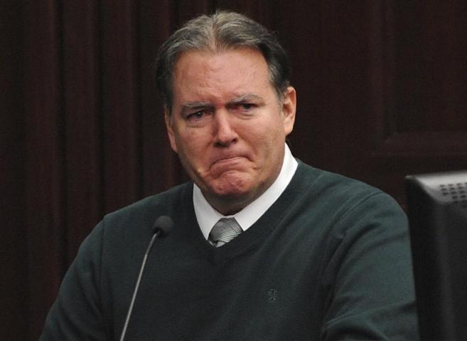 Michael Dunn durante el juicio.