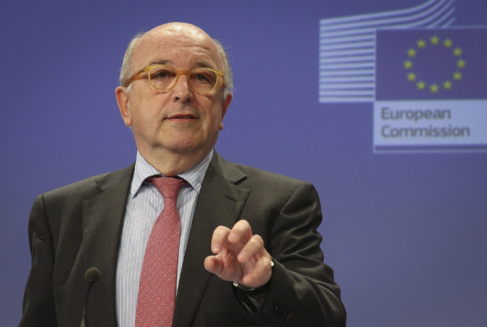 El comisario europeo de la Competencia, Joaqun Almunia.