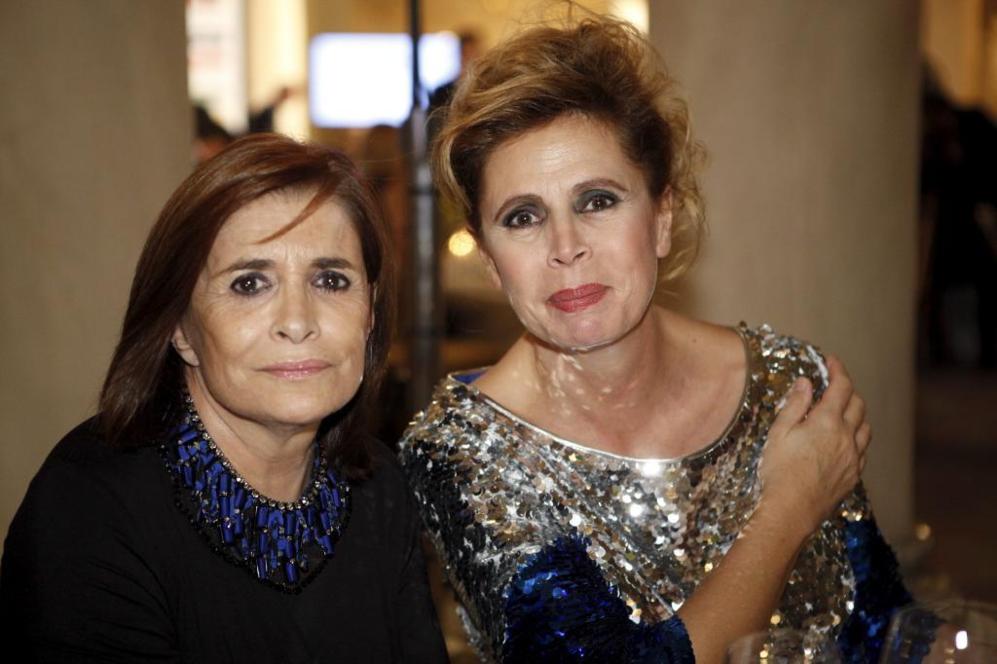 Carmen Rigalt y Agatha Ruiz de la Prada.