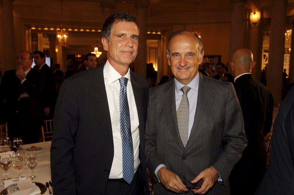 Jaime Guardiola (Banco Sabadell) y Juan Bjar (FCC).