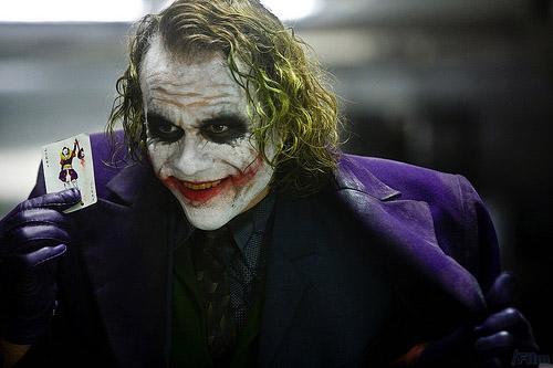 El Joker que encarn Heath Ledger en 'El caballero oscuro'.
