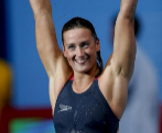 Mireia, tras ganar los 200m estilos del Mundial de Barcelona 13.
