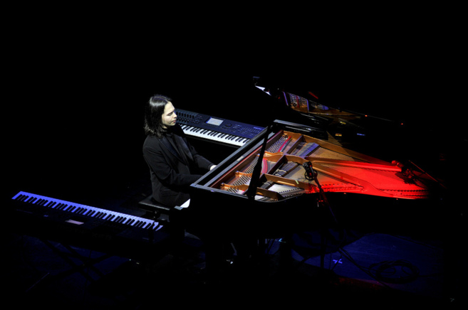 El pianista Horacio Lavandera durante una actuación.