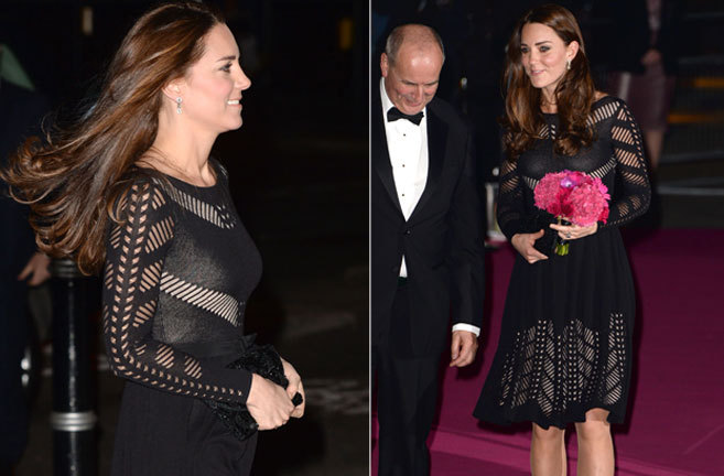 Kate Middleton, en su ltimo acto pblico, vestida de Temperley...