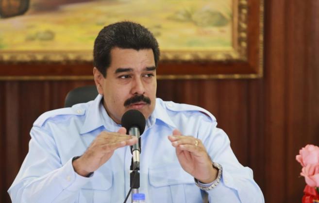 El presidente de Venezuela, Nicols Maduro, en el Palacio de...