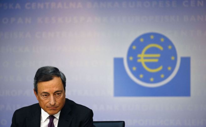 El presidente del Banco Central Europeo (BCE), Mario Draghi, en...