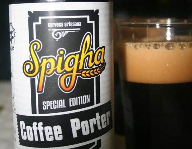 La cerveza Spigha Coffe Porter se elabora de forma artesanal.