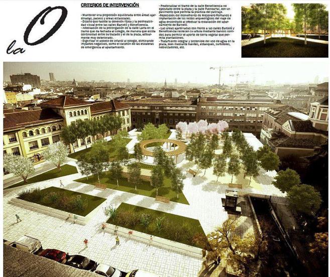 Imagen del proyecto ganador para los Jardines del Arquitecto Ribera
