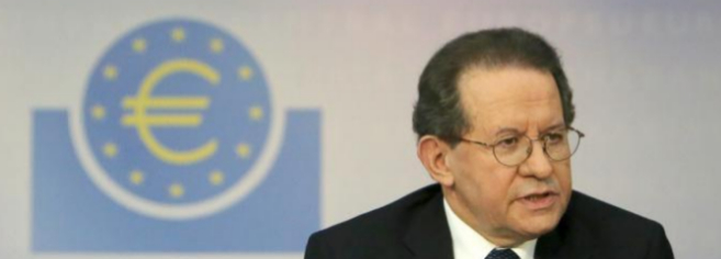 Vtor Constancio, vicepresidente del BCE en la presentacin de los...
