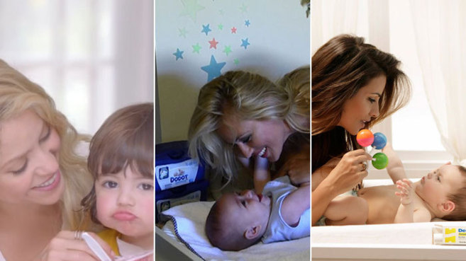 Shakira, Carolina Cerezuela y Mónica Cruz, en 'anuncios'.