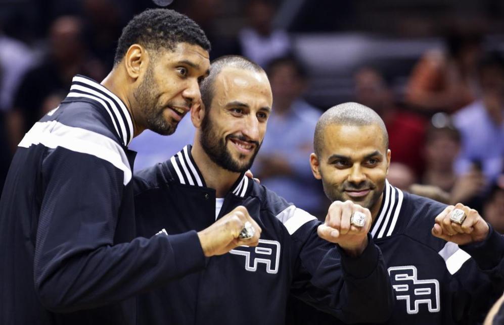 Las tres grandes estrellas de los San Antonio Spurs y referentes de la...
