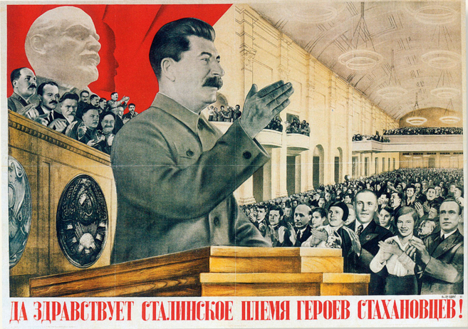 El cartel 'Larga vida al orden estalinista', de Gustav...