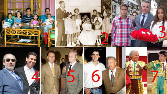 1. La familia Manzanares; 2. Los Domingun; 3. Ortega Cano y sus...