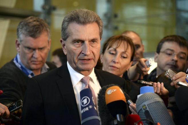 El comisario europeo de Energa, Gnther Oettinger