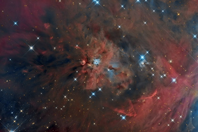 Imagen de la nebulosa IC 427 situada en la constelación de Orión.