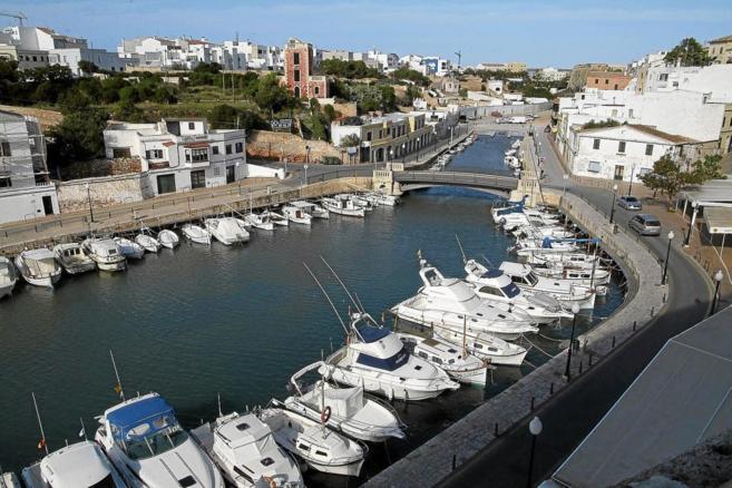 Imagen del Puerto de Ciutadella.