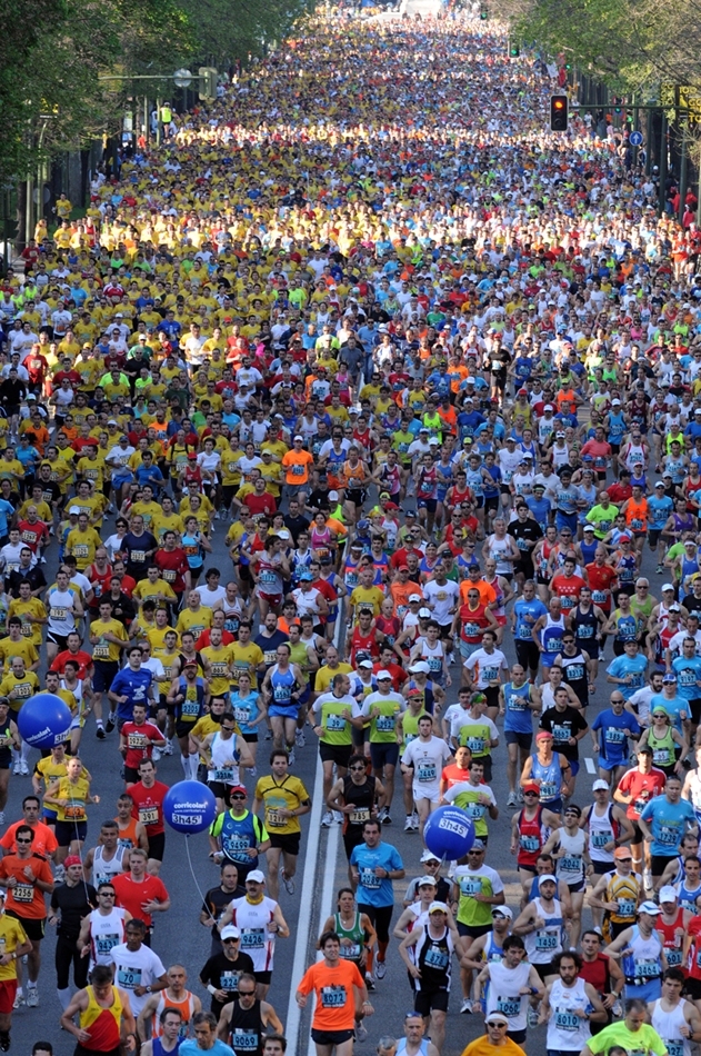 El Maratón Popular de Madrid, con 10.000 participantes es uno de los...