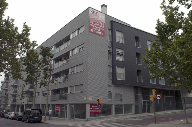 Imagen de un bloque de viviendas en Sabadell.