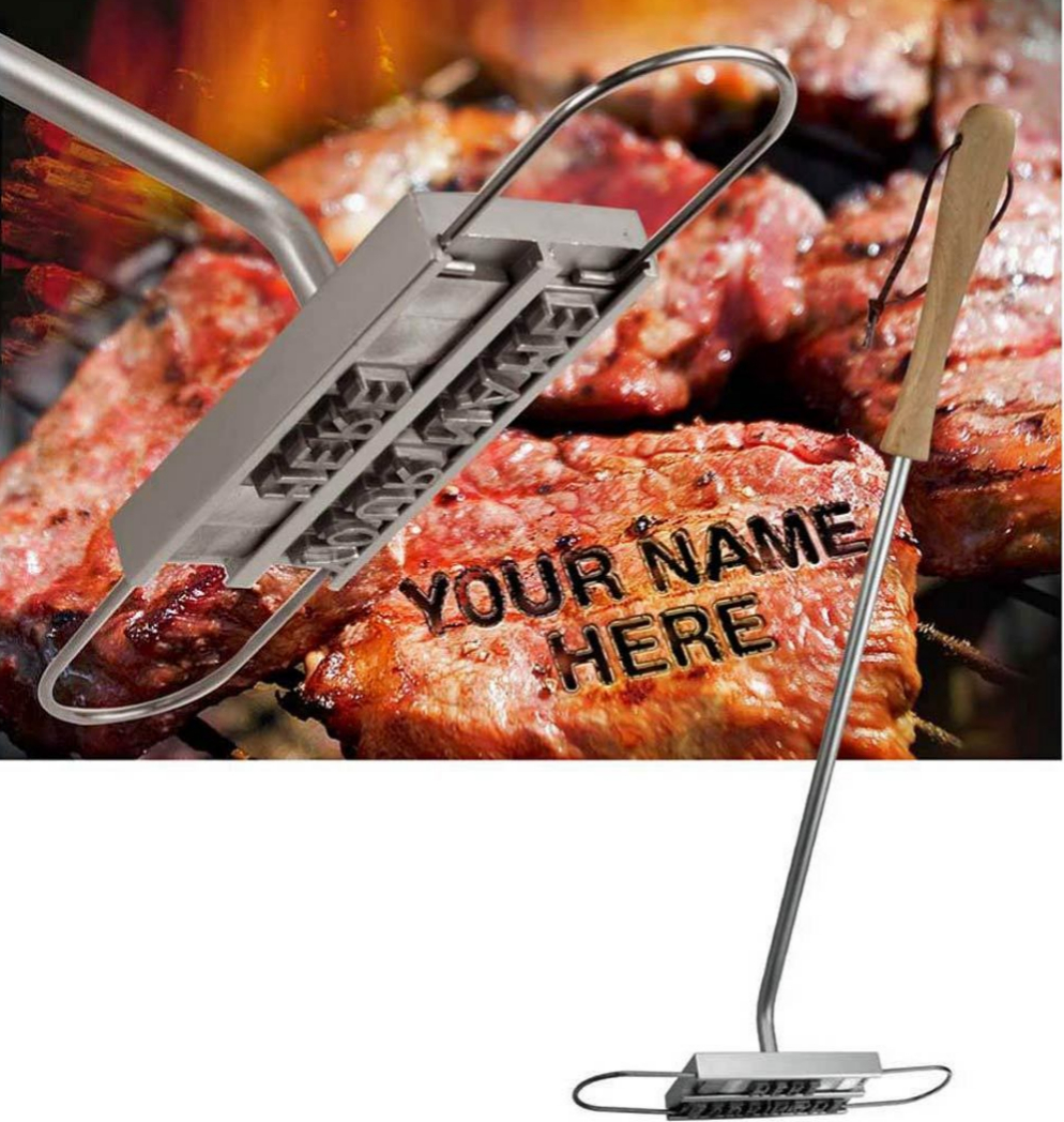 Accesorio para grabar tu nombre en la carne.