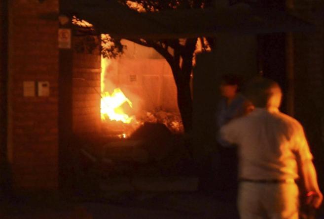Imagen tomada tras la explosin en Crdoba.