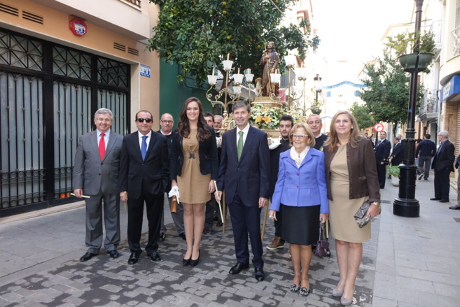 El alcalde ha participado este domingo en la procesión de Sant Roc de...