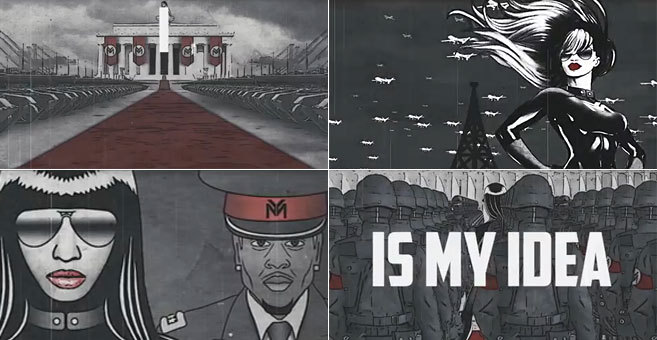 Algunas imágenes del videoclip de la polémica.