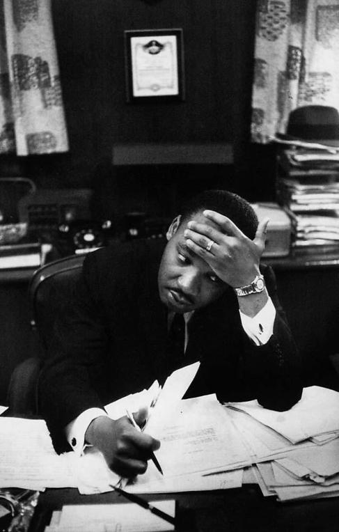 Luther King, Retratado por Cartier-Bresson, en una imagen del 'Un...