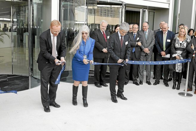 Inauguracin oficial del nuevo edificio de la OAMI en Alicante, este...