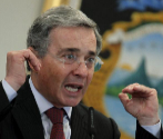 El ex presidente de Colombia, lvaro Uribe.