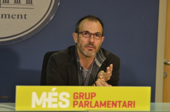 El portavoz del Grupo Parlamentario Més, Biel Barceló.
