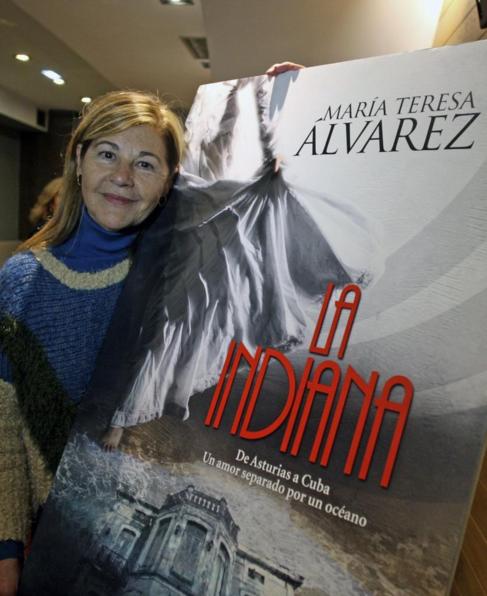 La periodista y escritora Mara Teresa lvarez en Cands.