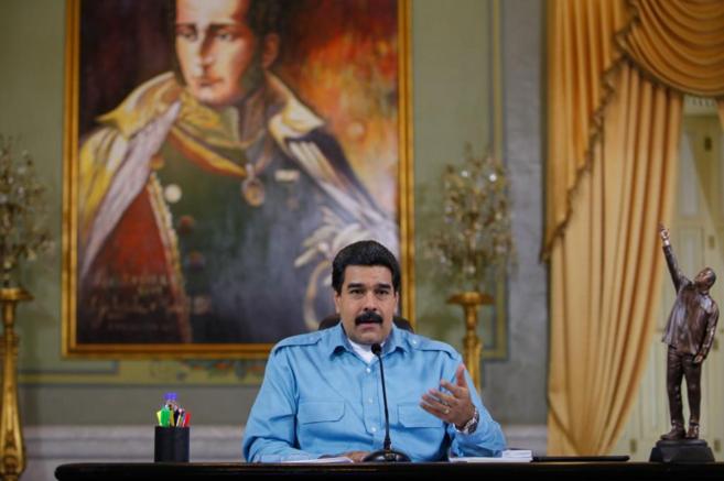 Nicols Maduro, durante un acto de gobierno en Caracas.