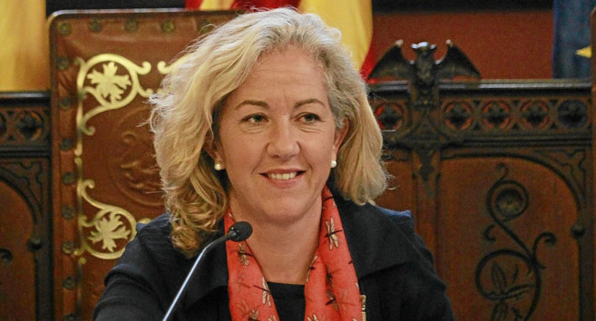 La teniente de alcalde del Ayuntamiento de Palma, Irene San Gil, en...