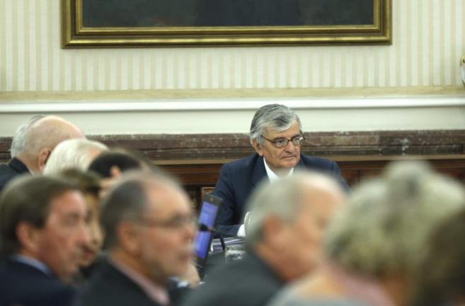 El fiscal general del Estado, Eduardo Torres-Dulce, en la reunin de...