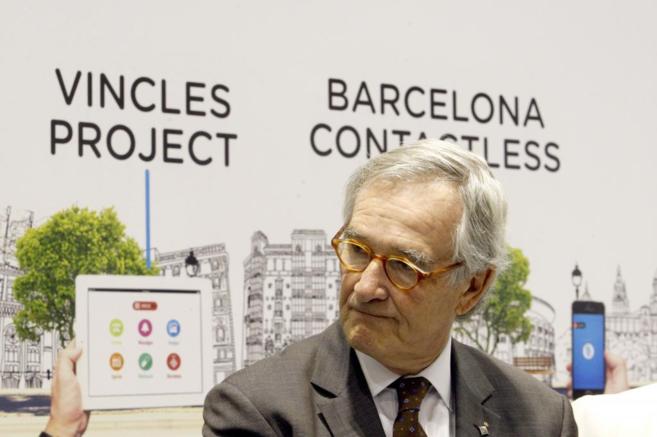 El alcalde de Barcelona Xavier Trias en el Smart City Expo de...