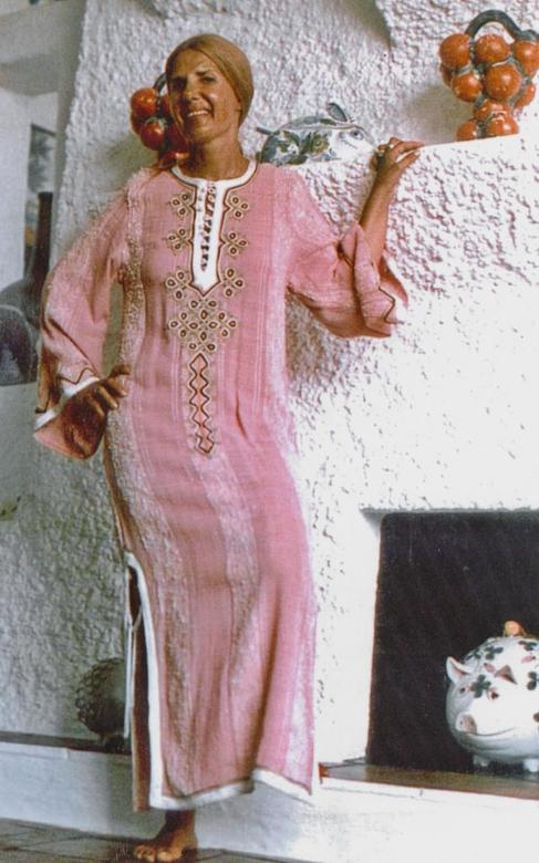 La duquesa de Alba, en Ibiza en 1977
